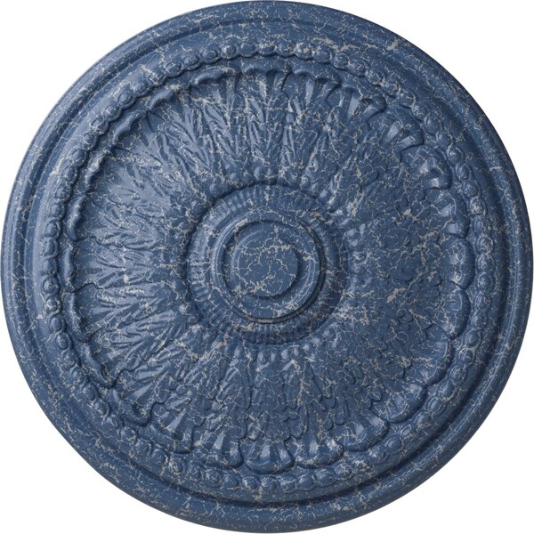 Ekena Millwork Brunswick Ceiling Medallion (Fits Canopies up to 4 1/2"), 27"OD x 2 1/2"P, Americana Crackle CM27BRAMC - main